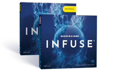 Box of INFUSE Daily Contact Lenses.